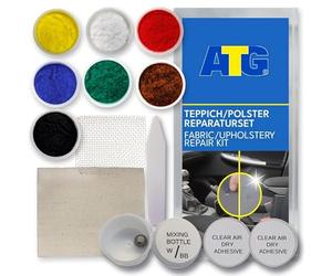 ATG® Car Fabric Repair Kit - Repair for Car Seat, Sofa and Textiles, Holes, Burns and Cracks - 13 Piece Interior Kit