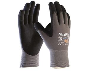ATG Glove Solutions 42-874/09 HS Safety Work Glove - Comfortable - MaxiFlex Ultimate AD-APT - Size 9 / L, Green/Black