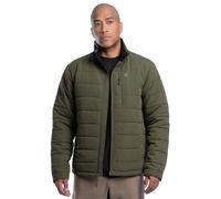 ATG Men's Mock Neck Quilted Jacket, Olive Green, M