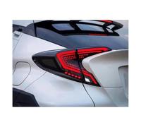 ATGCBCAUF Car Styling Taillights For Toyota For CHR 2017 2018 Led Tail Lights Fog Lamp Rear Lamp DRL Brake Park Signal Lights(Smoke)
