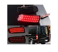 ATGCBCAUF Fender Side Turn Signal Light 2PCS LED Rear Tail Brake Lamp Rear Bumper Reflector Light For Mercedes For Benz Sprinter W906 Car Accessories 2006-2016 (2pcs LENS)