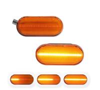 ATGCBCAUF Fender Side Turn Signal Light 2X LED Dynamic Side Marker Turn Signal Light Indicator For SEAT For Ibiza T5 (Yellow Dynamic)
