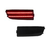 ATGCBCAUF Fender Side Turn Signal Light For Freightliner For Sprinter Bumper Reflector Lights Tail/Brake Turn Signal Lights &Rear Fog Lamps 2007-2017 (Black Lens)