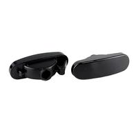 ATGCBCAUF Fender Side Turn Signal Light For Lancia For Musa 350 2X Side Marker Light Shell OEM:51717793 2005-2015 (Black lens No bulb)