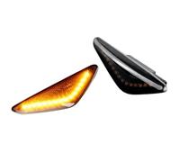 ATGCBCAUF Fender Side Turn Signal Light For X3 F25 X5 E70 (Don't Fit X5M) X6 E71 E72 07-14 Dynamic LED Indicator Side Marker Signal Accessories 2011-2017 (2pcs Dynamic Light)
