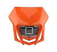 ATGCBCAUF Motorbike Headlights For SUZUKI DRZ RMZ RM 85 125 250 Motorcycle Headlight LED 12V Motocross Headlamp Fairing Dirt Bike Headlight(Orange)