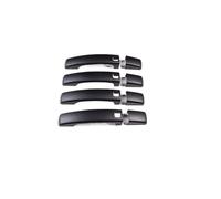 ATGCBCAUF Sliding Outer Door Handle 8pcs Black Car Exterior Door Handles Decorative Cover Trim for Land Rover for Discovery 4 LR4 RR Sport for Freelander 2(Matt with Key Hole)