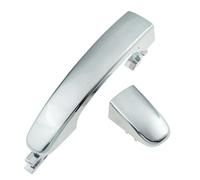ATGCBCAUF Sliding Outer Door Handle for Ford for Ranger for Everest T6 T7 2012-2020 Outer Door Handle Chrome with Cap AB3921218A14AC UC9M5841XA UC9M59415(Handle NO Key Hole)