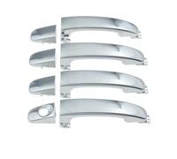 ATGCBCAUF Sliding Outer Door Handle for Ford for Ranger for Everest T6 T7 2012-2020 Outer Door Handle Chrome with Cap AB3921218A14AC UC9M5841XA UC9M59415(A Set 4Pcs)