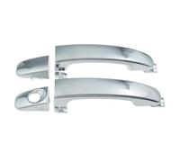 ATGCBCAUF Sliding Outer Door Handle for Ford for Ranger for Everest T6 T7 2012-2020 Outer Door Handle Chrome with Cap AB3921218A14AC UC9M5841XA UC9M59415(Front LH RH 2Pcs)