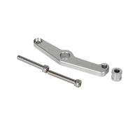 ATGQBCF Aluminum for CT125 for Hunter for Cub for JA55 Shifting Gear Stabilizer Left Shift Bracket Lever Change Shifter Stabilizer Holder(Silver)