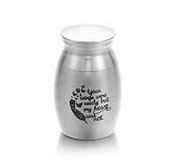 ATGQBCF Animal Urn 1Pc Mini Memorial Urn Aluminum Alloy Threaded Lid Pet Cremation Urns Beloved Pet Keepsake Funeral Urn Pets Memorials(5,S)