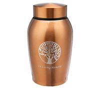 ATGQBCF Animal Urn 500ML Gold/Black Stainless Steel Urns Pets Dog Cat Birds Mouse Cremation Ashes Urn Keepsake Casket Columbarium Pets Memorials Pets Memorials(Gold)