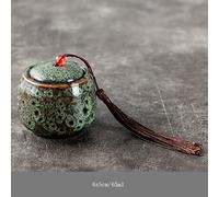 ATGQBCF Animal Urn Ceramic Pet Urn Small Urn Cat And Dog Souvenir Urn Pets Memorials(Light Green)