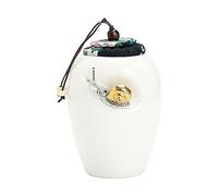 ATGQBCF Animal Urn For Dogs Cats Ashes Keepsake Memorial Box Funeral Set Burial Urns For Cremated Remains Ash Vial Adult Funeral Urn Pet Cat And Dog Urn 49792 Pets Memorials(White)