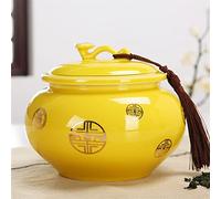 ATGQBCF Animal Urn For Dogs Cats Ashes Keepsake Memorial Box Funeral Set Burial Urns For Cremated Remains Ash Vial Adult Funeral Urn Pet Cat And Dog Urn 66035 Pets Memorials(Yellow,14x18cm)