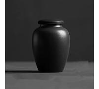 ATGQBCF Animal Urn For Dogs Cats Ashes Keepsake Memorial Box Funeral Set Burial Urns For Cremated Remains Ash Vial Adult Funeral Urn Pet Cat And Dog Urn 97177 Pets Memorials(Black,9x12cm)