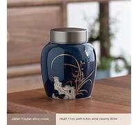 ATGQBCF Animal Urn Funeral Cremation Urns For A Small Of Pet Ashes And Memorial Hand Painted Ceramics Sealed Jar Burial Urns At Home Pets Memorials(3)