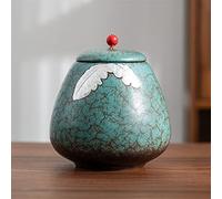 ATGQBCF Animal Urn Pet Urns Keepsake Funeral Urn For Small Animal A Small Amount Of Cremated Remains By Mini Cremation Urn Pets Memorials(L)
