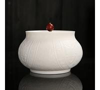 ATGQBCF Animal Urn Urn Coffin Pet Death Home Buried Ashes In Full Bloom Commemorate Memorial Service Cat Dog Heaven Companion Pets Memorials(1)