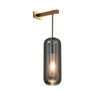 ATGQBCF Nordic Modern Black Wall Lights Glass Lampshade for Bedroom Decor Study Hotel Aisle Gate Restaurant Stairs Art Lamp Indoor Wall Lights(B,Nature White(3500-5500K))