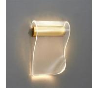 ATGQBCF Wall Lights Acrylic Heavenly Book Design Luminaire Wall Lamps Modern Living Room Background Sconce Decor Bedroom Aisle Lamp Indoor Wall Lights(C,Warm White (2700-3500K))