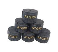 ATGRS Tennis Grip Tacky Tennis Racket Grip Tape Absorbent Anti-slip Tennis Overgrip for Tennis Badminton Pickleball Racquet Handle Grip Overgrips and Overwraps (6pcs Black)