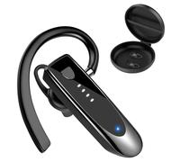 Atheewon Bluetooth Earpiece, Wireless Handsfree with Noise Cancelling Mic, 20Hrs Call Time Bluetooth 5.4 Headset, 180 Hrs Standby Time Headset for Business/Trucker/Driver
