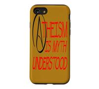 Atheism Is Myth Understood Philosophical Debate Red Text Case for iPhone SE (2020) / 7/8