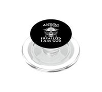 Atheism Religion I Was Atheist Until I Realized I'm God PopSockets PopGrip for MagSafe