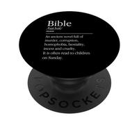 Atheist Anti-Religion Atheism Bible PopSockets Adhesive PopGrip