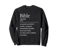 Atheist Anti-Religion Atheism Bible Sweatshirt