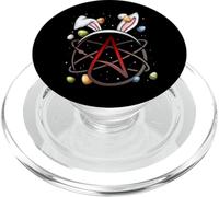 Atheist Atheism Atomic Whirl Easter Rabbit Eggs Bunny Ears PopSockets PopGrip for MagSafe