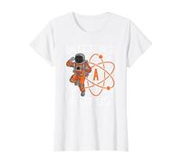 Atheist Atheism Non Believer Anti Religion Value Graphic T-Shirt, Women, White, S