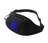 Atheist Atom Symbol Casual Fanny Pack Men's and Women's Leisure Sports Waist Bag Sports Day Exercise Gift
