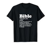 Atheist Bible Definition Atheism Agnostic Pagan T-Shirt, Men, Black, Large