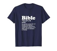 Atheist Bible Definition Atheism Agnostic Pagan T-Shirt, Men, Navy Blue, XX-Large