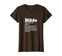 Atheist Bible Definition Atheism Agnostic Pagan T-Shirt, Women, Brown, 3X-Large