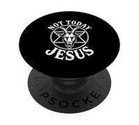 Atheist Goat Pentagram Anti Religion Satanic Humor PopSockets Adhesive PopGrip