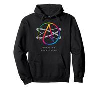 Atheist Logo Atom Symbol Question Everything LGBTQ T-shirt Pullover Hoodie