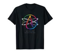 Atheist Logo Atom Symbol Question Everything LGBTQ T-shirt T-Shirt