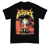 Atheist Piece of Time T Shirt Unisex Metal Band Tee. Black XXL
