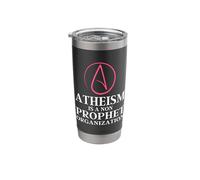 Atheist Present, Atheism is a Non Prophet Organization Funny Stainless Steel Insulated Tumbler