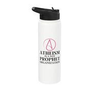 Atheist Present - Atheism is a Non Prophet Organization Stainless Steel Insulated Water Bottle