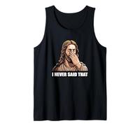Atheist Skeptic Meme Jesus Facepalm I Never Said That Tank Top