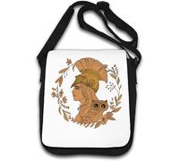 Athena Ancient Greece Art Goddess of Wisdom Shoulder Bag White