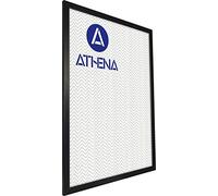 Athena Black Ash Picture Photo Frame (60 x 80 cm) Portrait or Landscape Photo Frame with Clear Styrene Sheet & Wall Mounted Hook for Photos, Pictures, Posters, Decor, Certificate Frame