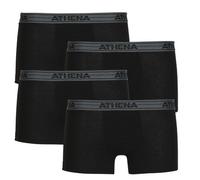 Athena Boxer shorts BASIC COTON Pack de 4 in Black EU M