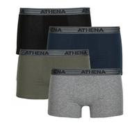 Athena Boxer shorts BASIC COTON Pack de 4 in Black EU XXL