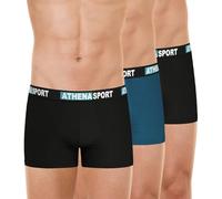 Athena Daily Sport Cotton Lc05 underwear Man, Black Belt Blue/Ocean Belt Blue/Black Belt Blue, 3XL